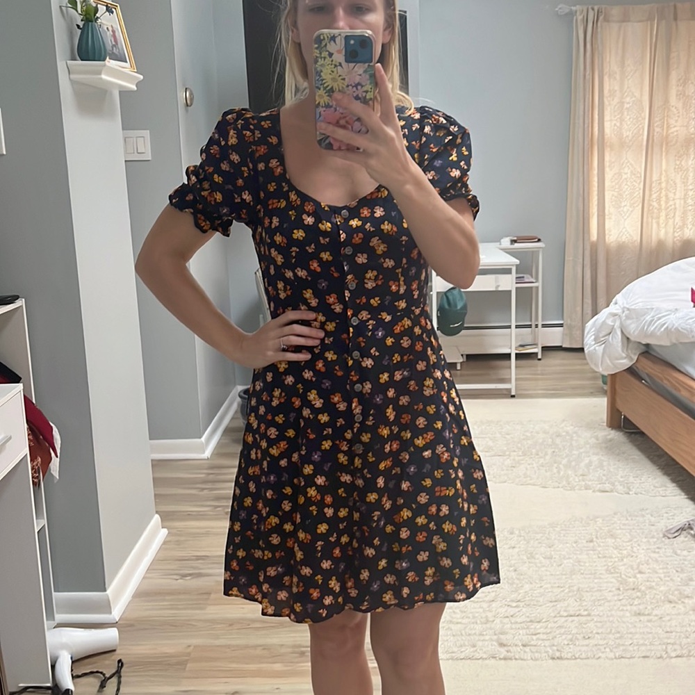 Sundress with floral details